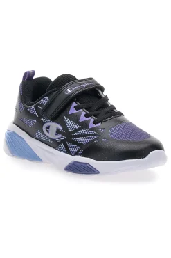 Champion Wave Tri G PS schwarz Turnschuhe mit Licht