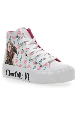 Charlotte 7901 Weiße Mid-Cut-Sneaker
