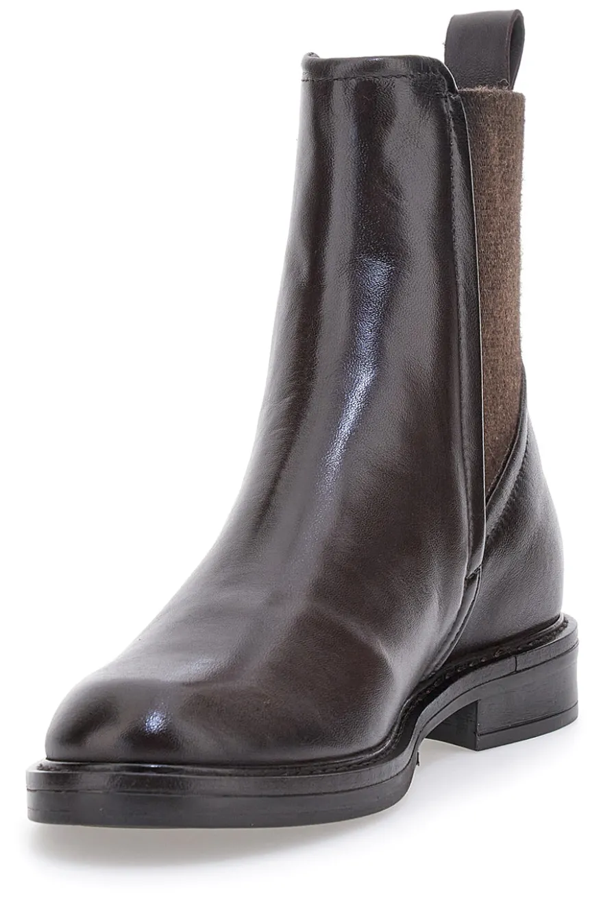 Chelsea boots marroni in vera pelle Pittarello Must have T81228