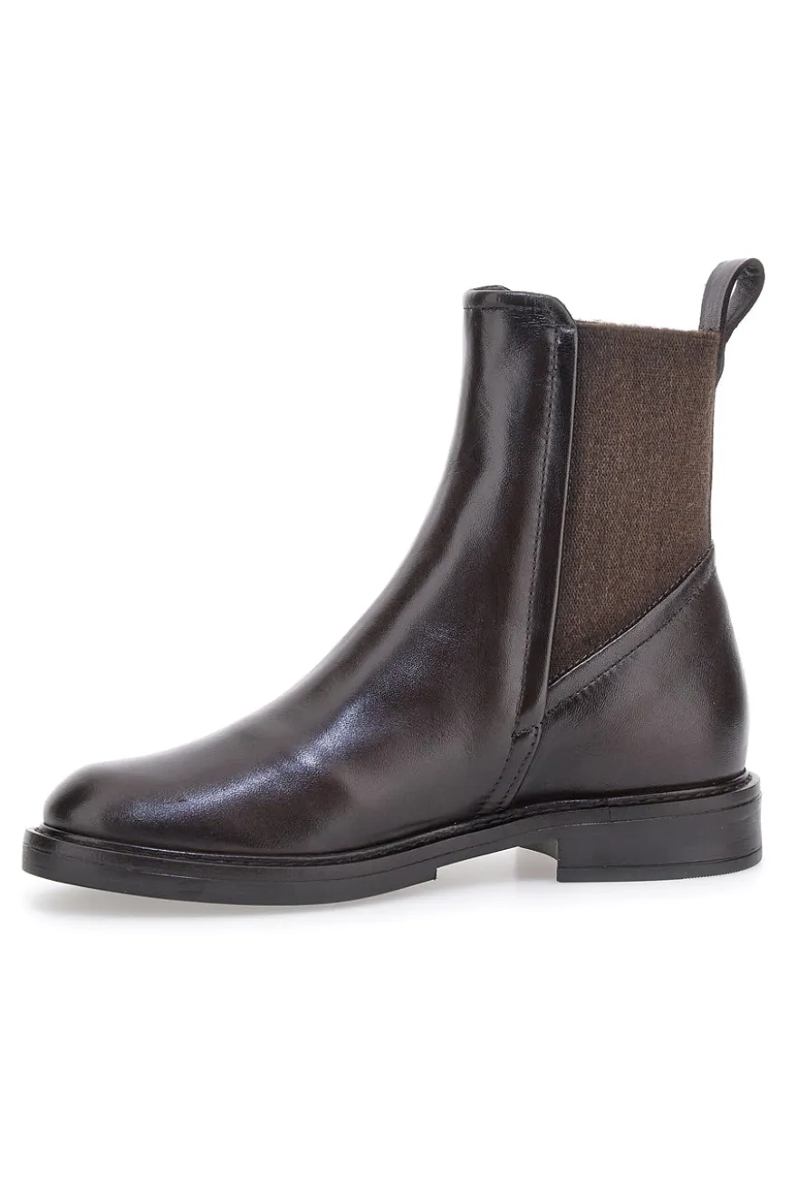 Chelsea boots marroni in vera pelle Pittarello Must have T81228