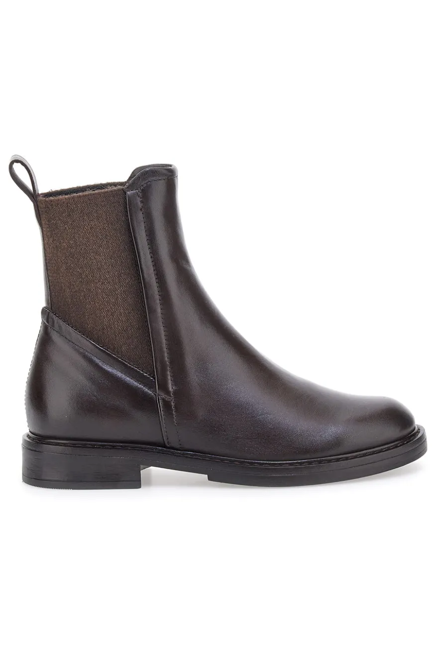 Chelsea boots marroni in vera pelle Pittarello Must have T81228