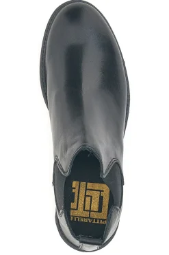 Chelsea boots neri in pelle liscia Pittarello elite 79