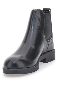 Chelsea boots neri in pelle liscia Pittarello elite 79