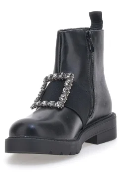Chelsea-Stiefel mit Schnalle Dame Rose 843