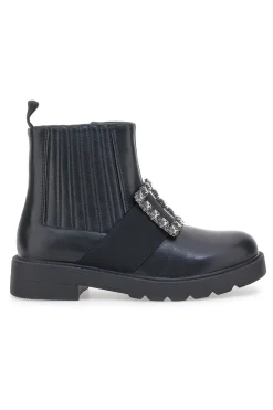 Chelsea-Stiefel mit Schnalle Dame Rose 843