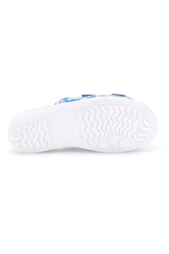 Ciabatta azzurra con sottopiede in pelle Best Medical 122F