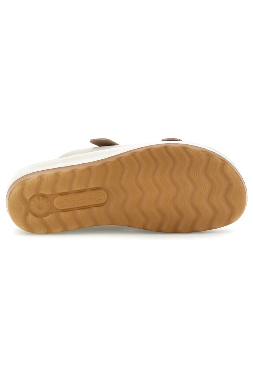 Ciabatta beige con plantare anatomico Fly Flot 90420G64ZZ