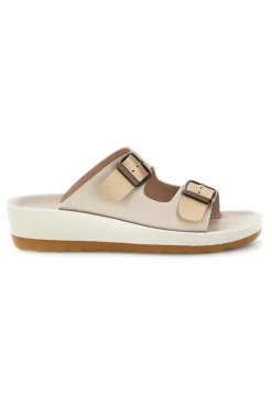 Ciabatta beige con plantare anatomico Fly Flot 90420G64ZZ