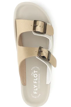 Ciabatta beige con plantare anatomico Fly Flot 90420G64ZZ