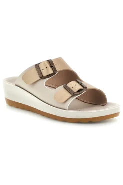 Ciabatta beige con plantare anatomico Fly Flot 90420G64ZZ
