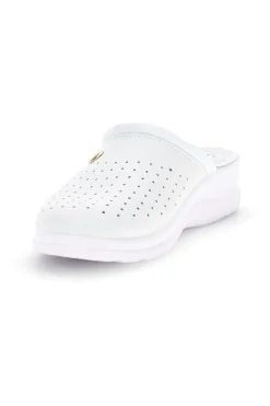 Ciabatta bianca professionale con sottopiede in pelle Best Medical 2883