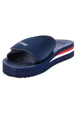 Ciabatta blu con fascia regolabile Superga S24E702