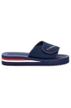 Ciabatta blu con fascia regolabile Superga S24E702