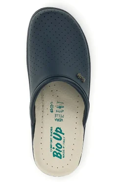 Ciabatta Blu in vera pelle Bio Up 621