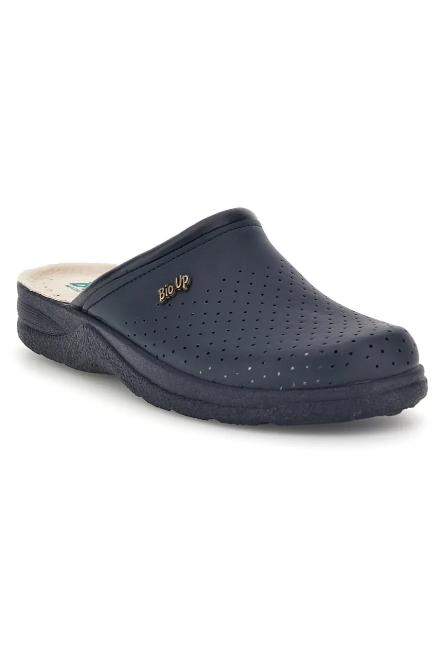 Ciabatta Blu in vera pelle Bio Up 621