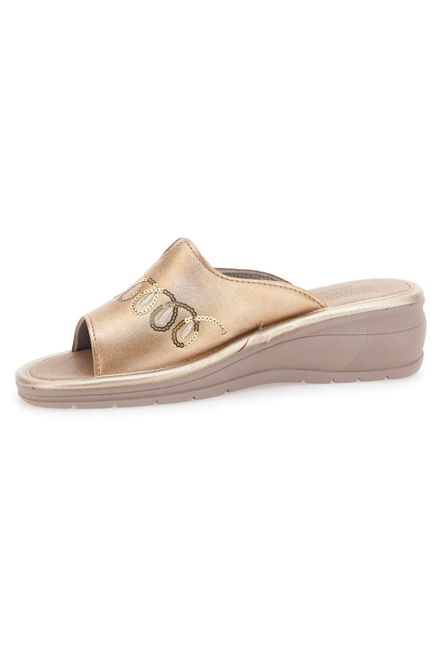 Ciabatta Comfort Oro Linea Comoda 7226