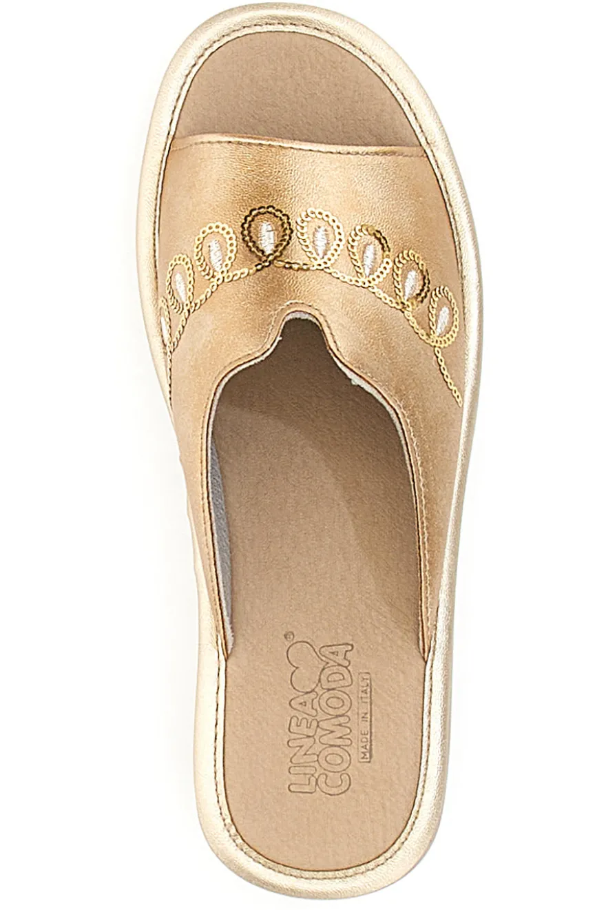 Ciabatta Comfort Oro Linea Comoda 7226