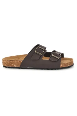 Ciabatta marrone in vera pelle Bio Up 101