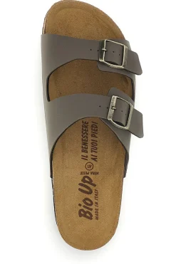 Ciabatta Taupe in vera pelle Bio up 101