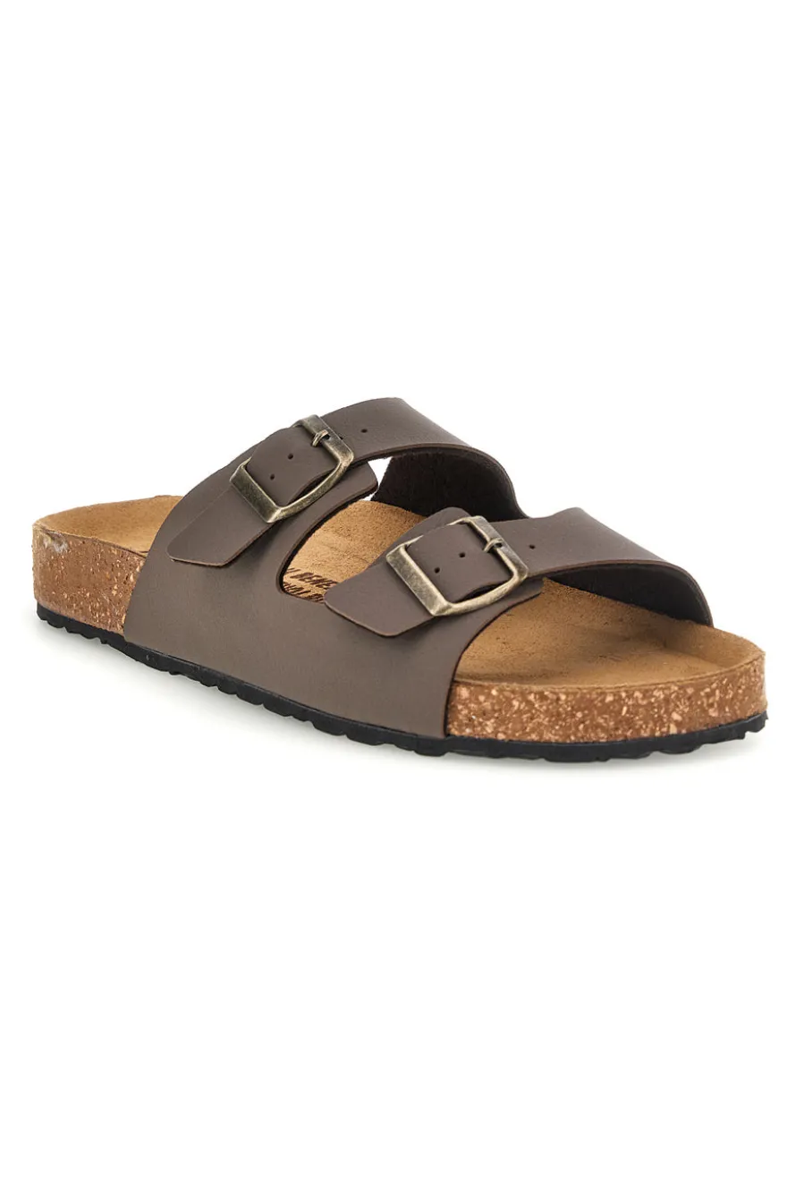 Ciabatta Taupe in vera pelle Bio up 101