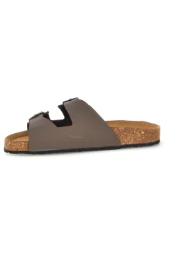 Ciabatta Taupe in vera pelle Bio up 101