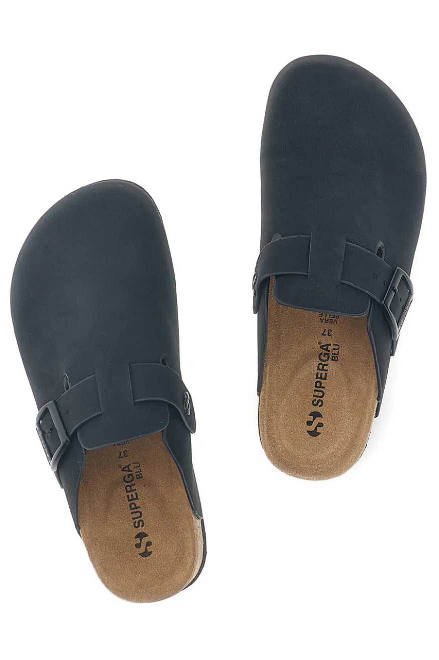 Ciabattanera con sottopiede in pelle Superga S11U700
