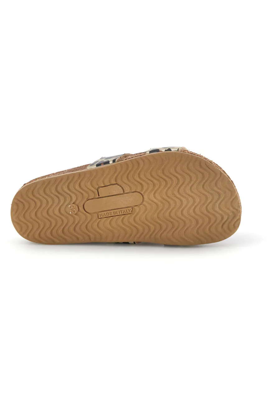 Ciabatte animalier con fascia Pittarello bio 257A800SR