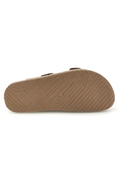 Ciabatte beige con doppia fascia regolabile e suola platform Superga S11T228.