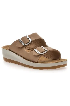 Ciabatte Beige Con Fasce Regolabili Fly Flot 42644