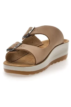 Ciabatte Beige Con Fasce Regolabili Fly Flot 42644