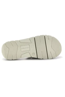Ciabatte Beige con fascia in tessuto effetto spugna Linea Comoda 7990
