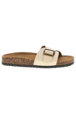 Ciabatte beige con fibbia Pittarello Sun AP26S1098