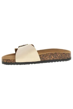 Ciabatte beige con fibbia Pittarello Sun AP26S1098