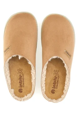 Ciabatte beige con fodera con pelo Inblu 45 CS