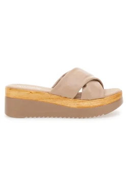 Ciabatte Beige Con Platform Pittarello Love 2974
