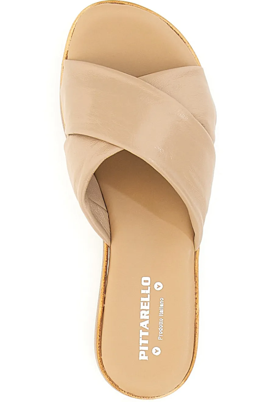 Ciabatte Beige Con Platform Pittarello Love 2974