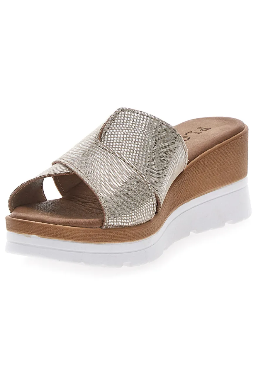 Ciabatte Beige con Zeppa PLOCADI 11072411