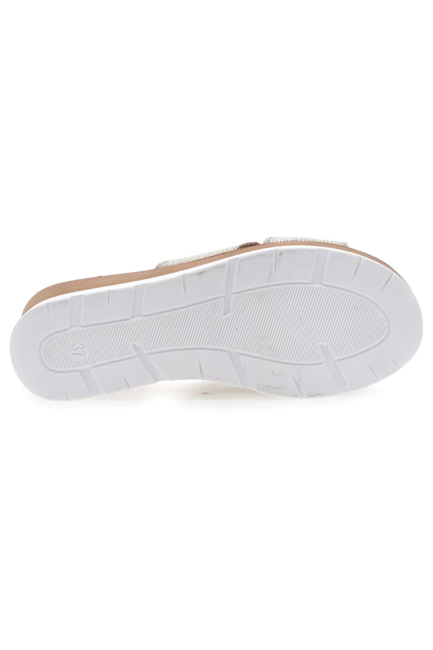 Ciabatte Beige con Zeppa PLOCADI 11072411