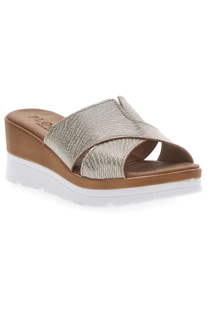 Ciabatte Beige con Zeppa PLOCADI 11072411