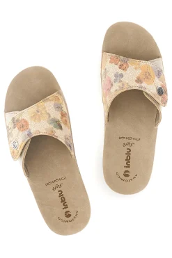Ciabatte Beige Floreali Inblu 68 VR