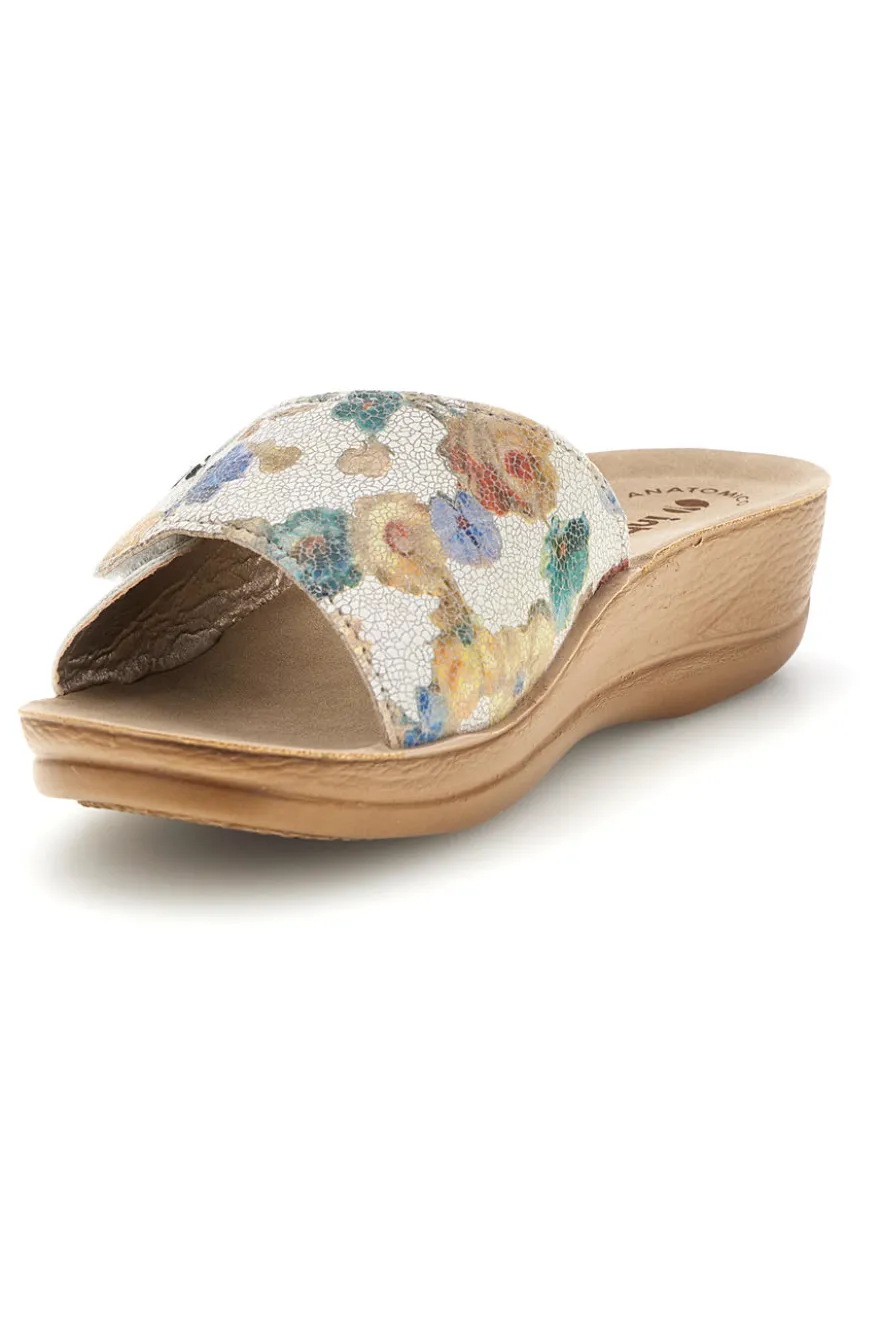 Ciabatte Beige Floreali Inblu 68 VR