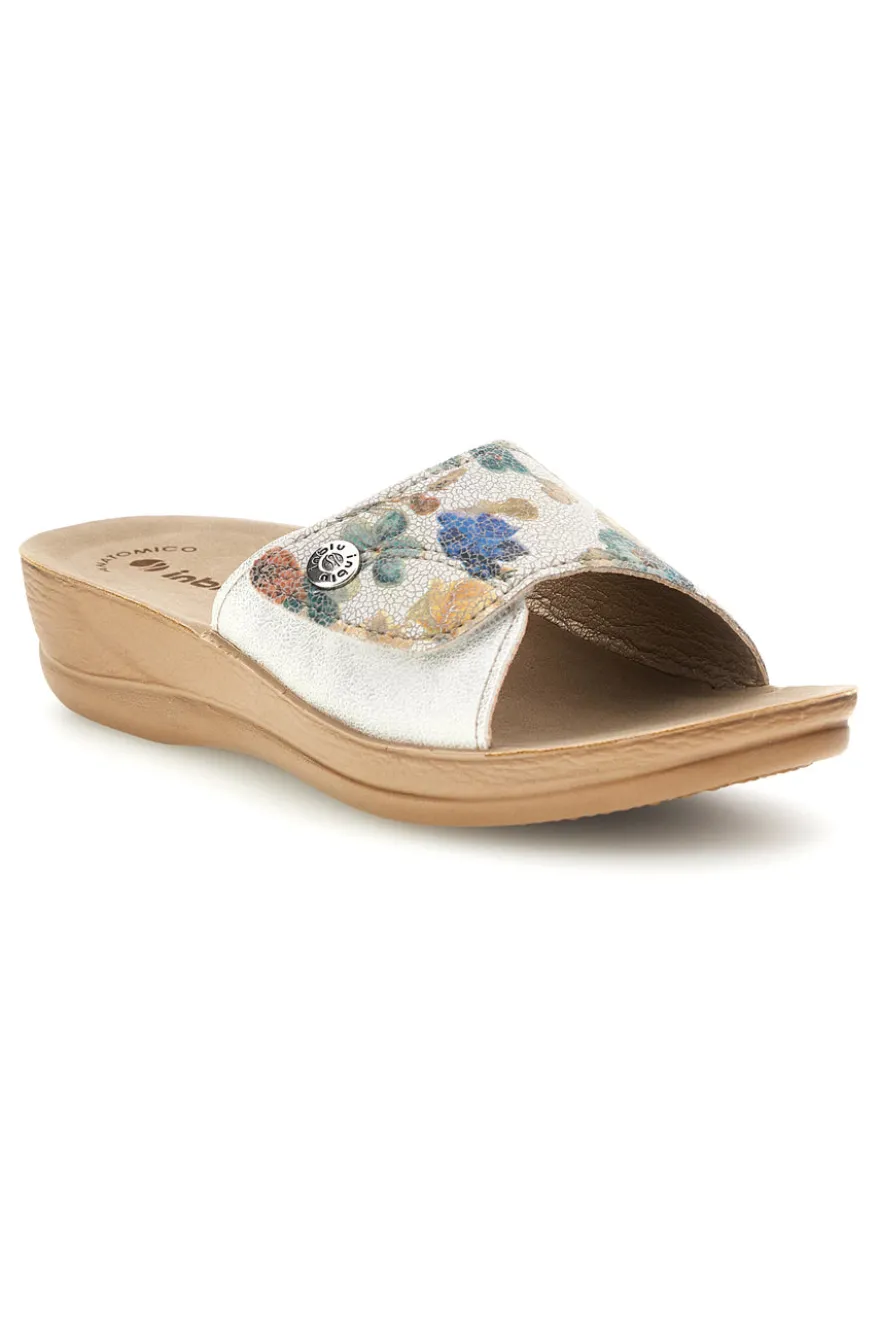 Ciabatte Beige Floreali Inblu 68 VR