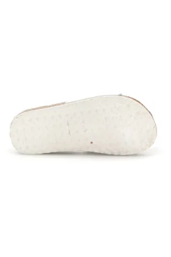 Ciabatte Bianche con Catena Dorata Pitt kids 14614
