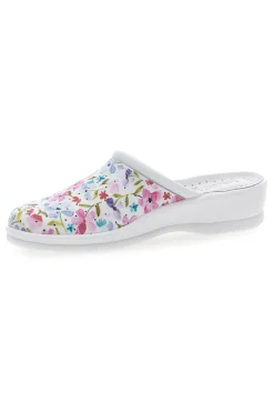 Ciabatte Bianche Con Decorazione Floreale Le Soft 820002