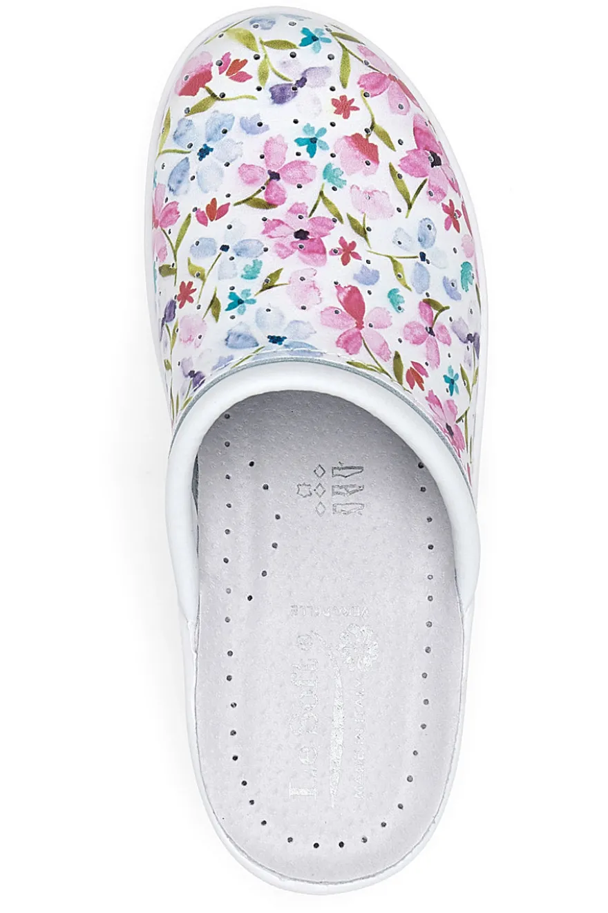 Ciabatte Bianche Con Decorazione Floreale Le Soft 820002