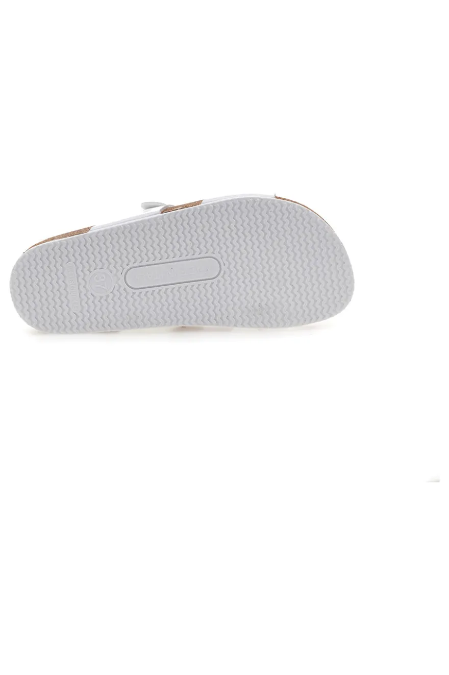 Ciabatte Bianche con Doppia Fibbia Stretta PITTARELLO TIERRA 335A006SR