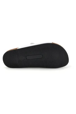 Ciabatte bianche con doppia fibbia Pittarello tierra 335A038SR
