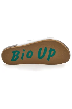 Ciabatte Bianche con Doppia Fibbia Bio Up 25413