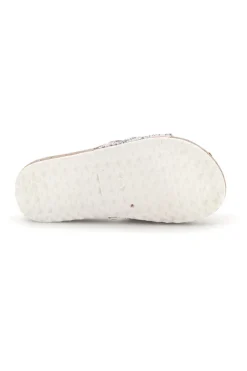 Ciabatte Bianche con Perline Pitt kids 14615