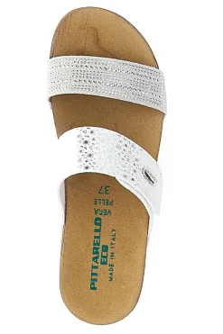 Ciabatte bianche con plantare comfort PITTARELLO ECO 293A480SR